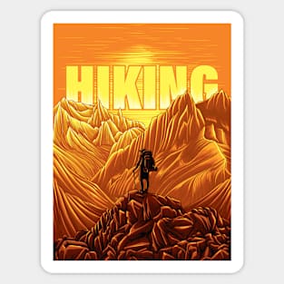 Hiking Sticker